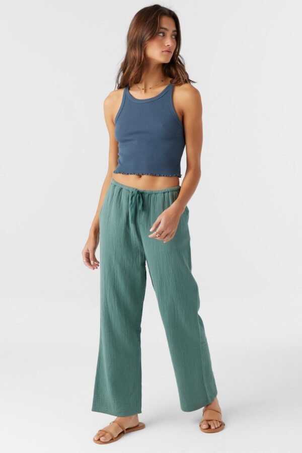 CRINKLE DOUBLE GAUZE BEACH PANTS