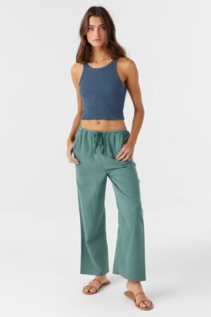 CRINKLE DOUBLE GAUZE BEACH PANTS