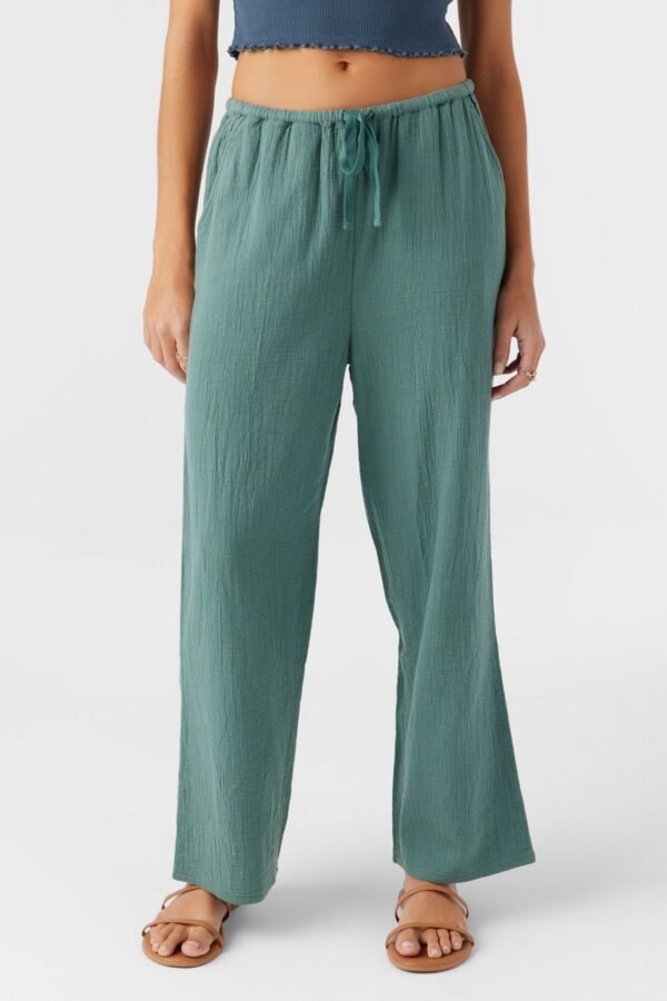CRINKLE DOUBLE GAUZE BEACH PANTS