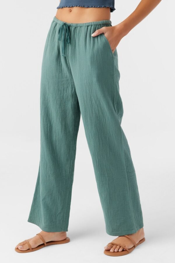 CRINKLE DOUBLE GAUZE BEACH PANTS