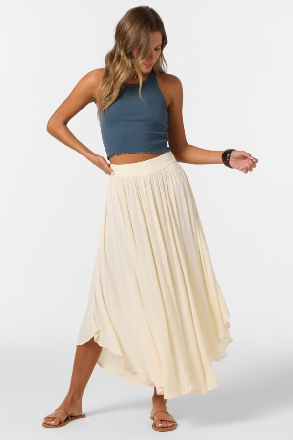 SOLID MAXI SKIRT