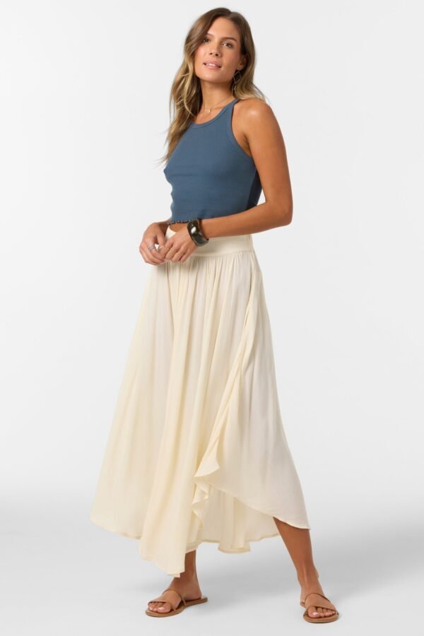 SOLID MAXI SKIRT