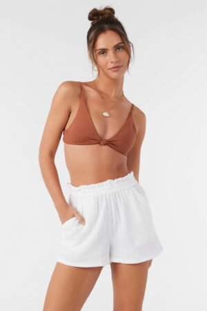 CRINKLE DOUBLE GAUZE BEACH SHORTS