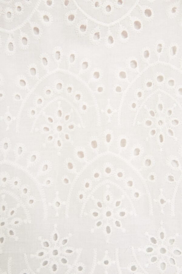 Top In White Embroidery