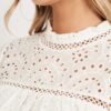 Top In White Embroidery